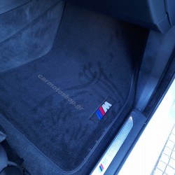 Πατάκια Μοκέτα BMW X6 F16 2014 2019 Ρέλι Δερματίνη Σήματα M Set